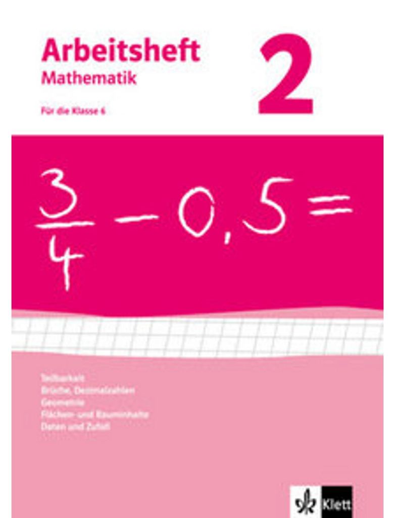 Arbeitsheft Mathematik 2. Neubearbeitung. Arbeitsheft mit Produktbild 