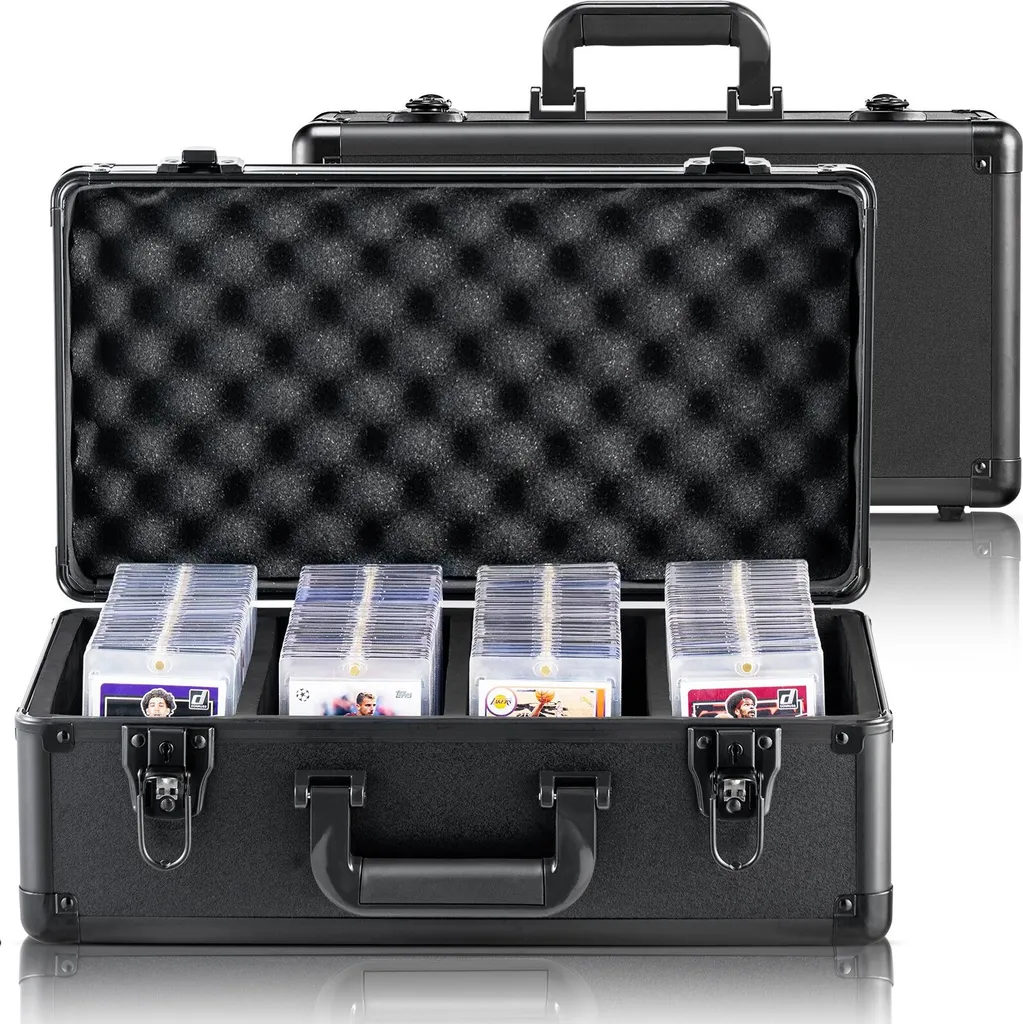108 PSA trading card storage box 4 slot sport card holder case