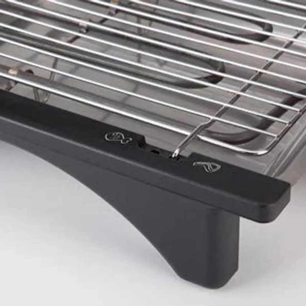 Barbecue Électrique JATA BQ95 de Table en Acier Inoxydable Compact