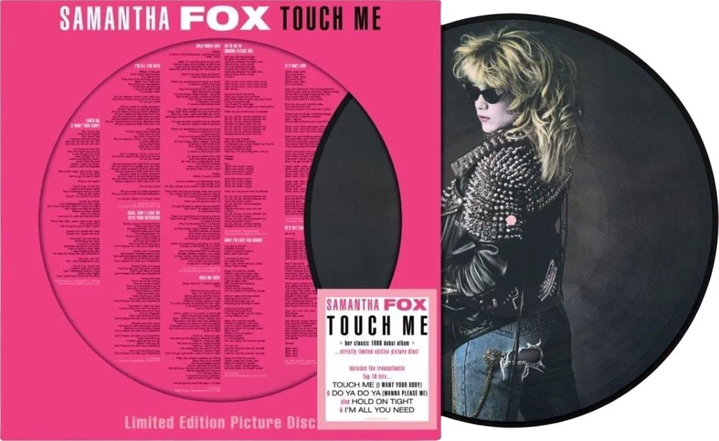 Disque vinyle Samantha Fox Touch Me album pop en picture disc rare