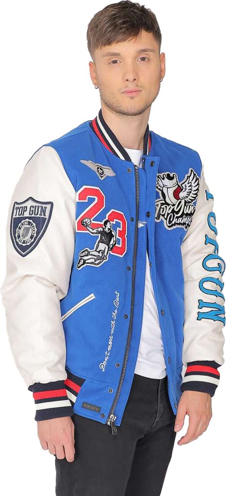 Top Gun College Jacke TGJ-2337 blue XL