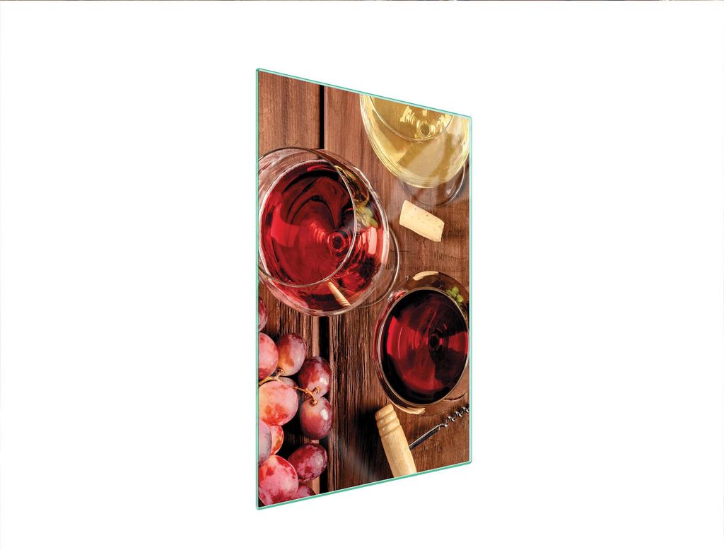Glasschneidebrett 35x52 Wein