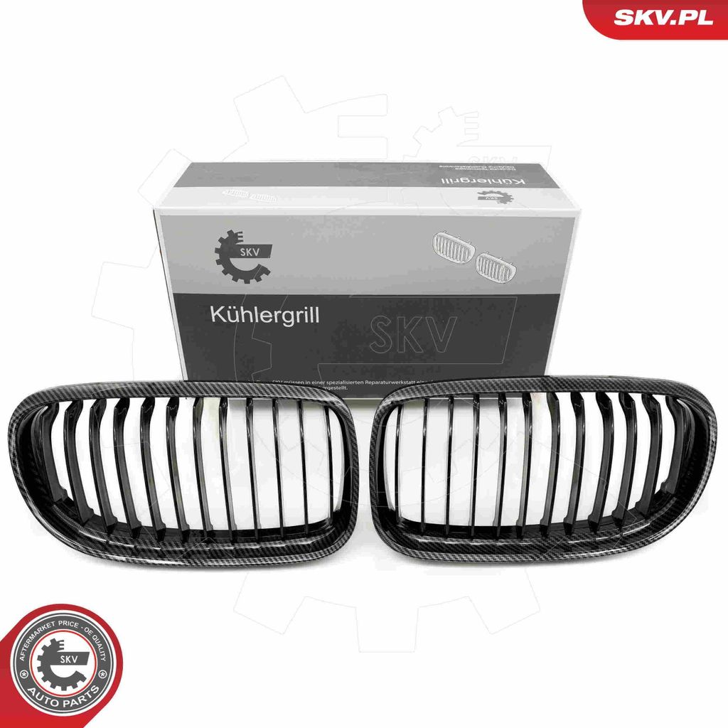 ESEN SKV 66SKV098 Kühlergrill Frontgrill für BMW 3 Coupe (E92) Carbon