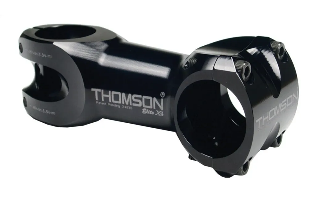 Potence Thomson Elite X4 A-Head 1-1/8' 0° 130mm Noir pour Cintre 31,8mm