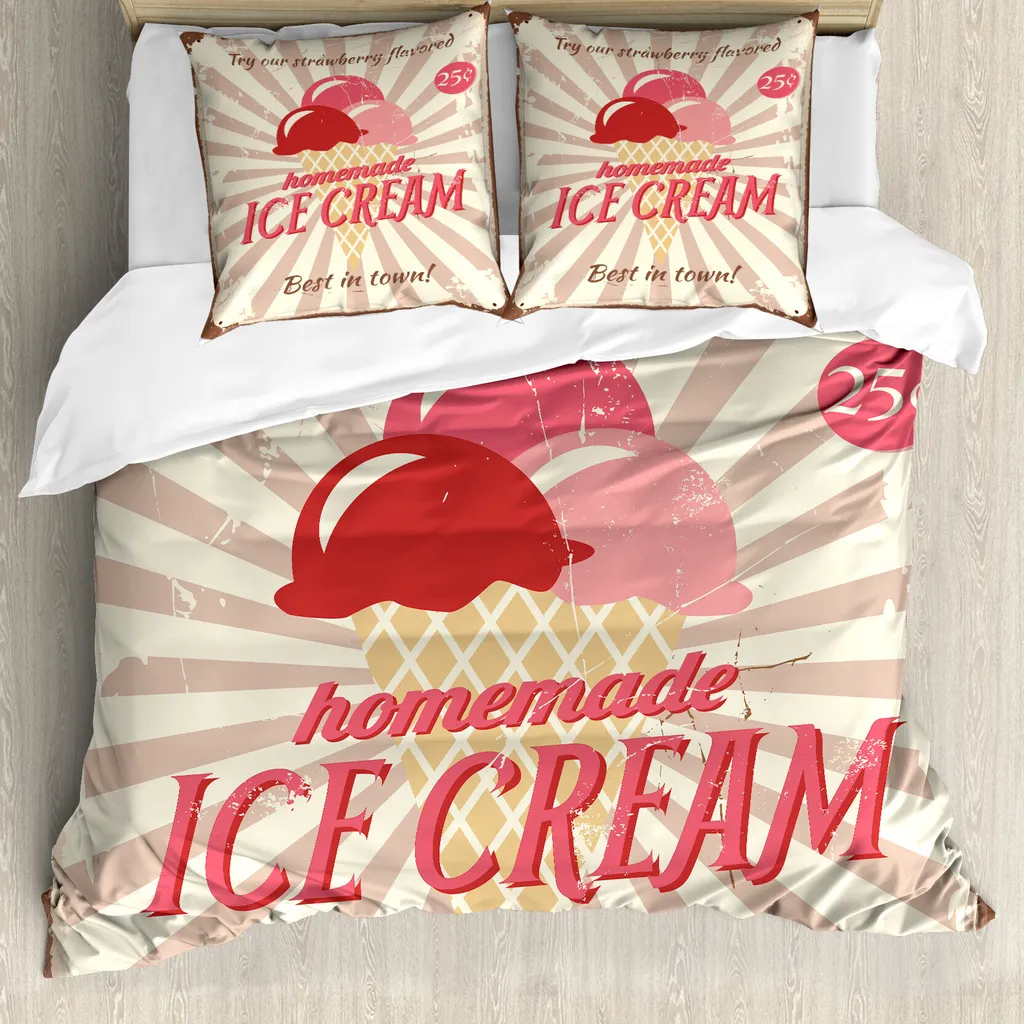 ABAKUHAUS Set Copripiumino Gelato 155x220 - Anti-Acari con Federa