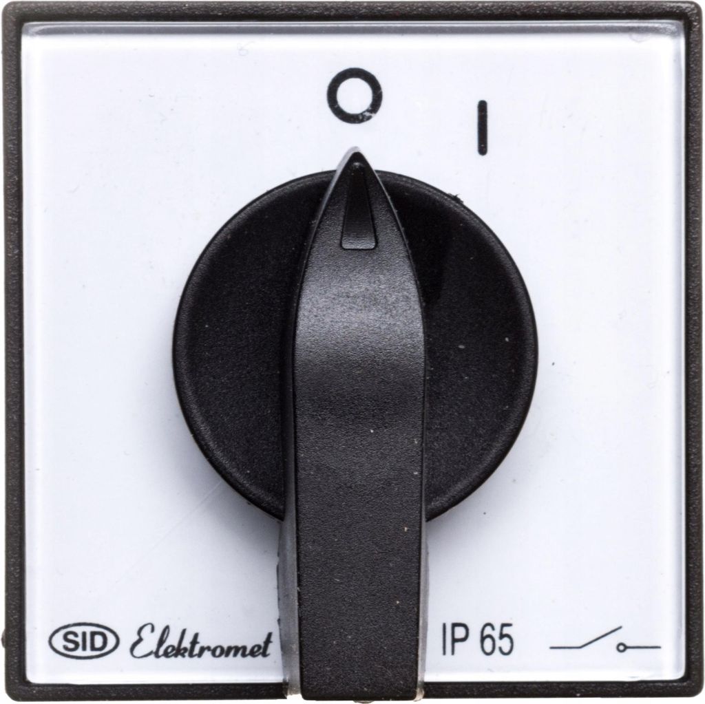 Elektromet | Drehschalter 921252 – 12A – IP65 – Robust – Für Schalttafeln – Ohne Gehäuse