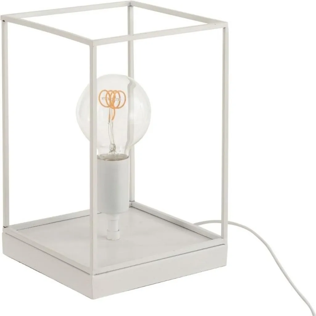 Lampe Rectangulaire Blanche J-Line : Luminaire Compact pour Petits Coins