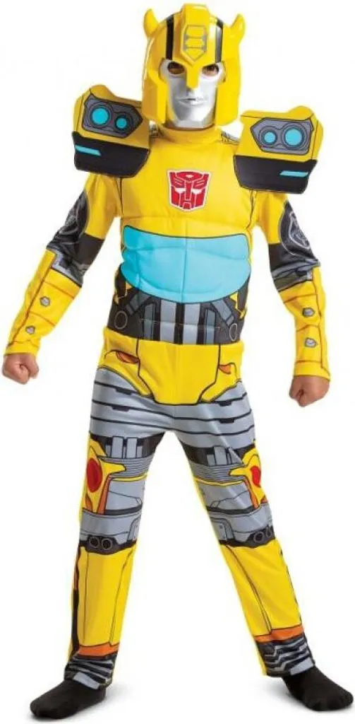 Costume de Robot Transformers Bumblebee Jaune Taille 7-8 Ans Complet