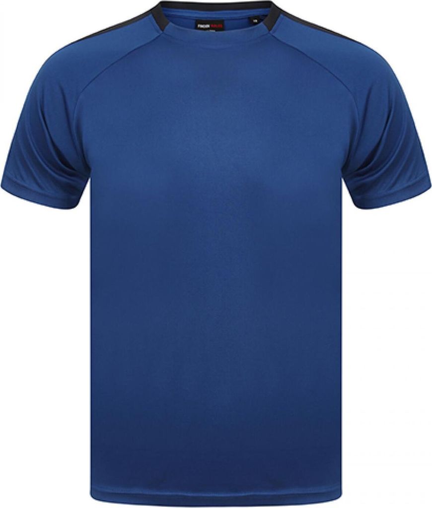 Finden+Hales LV290 | Uni Team T-Shirt, Single Jersey - Farbe: Royal/Navy - Größe: S