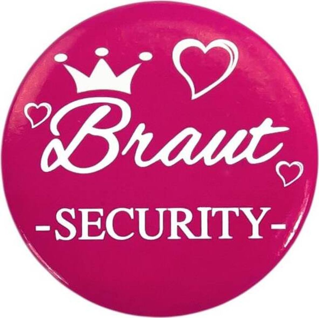Oblique Unique Button JGA Junggesellinnenabschied Hochzeit - Braut Security 2