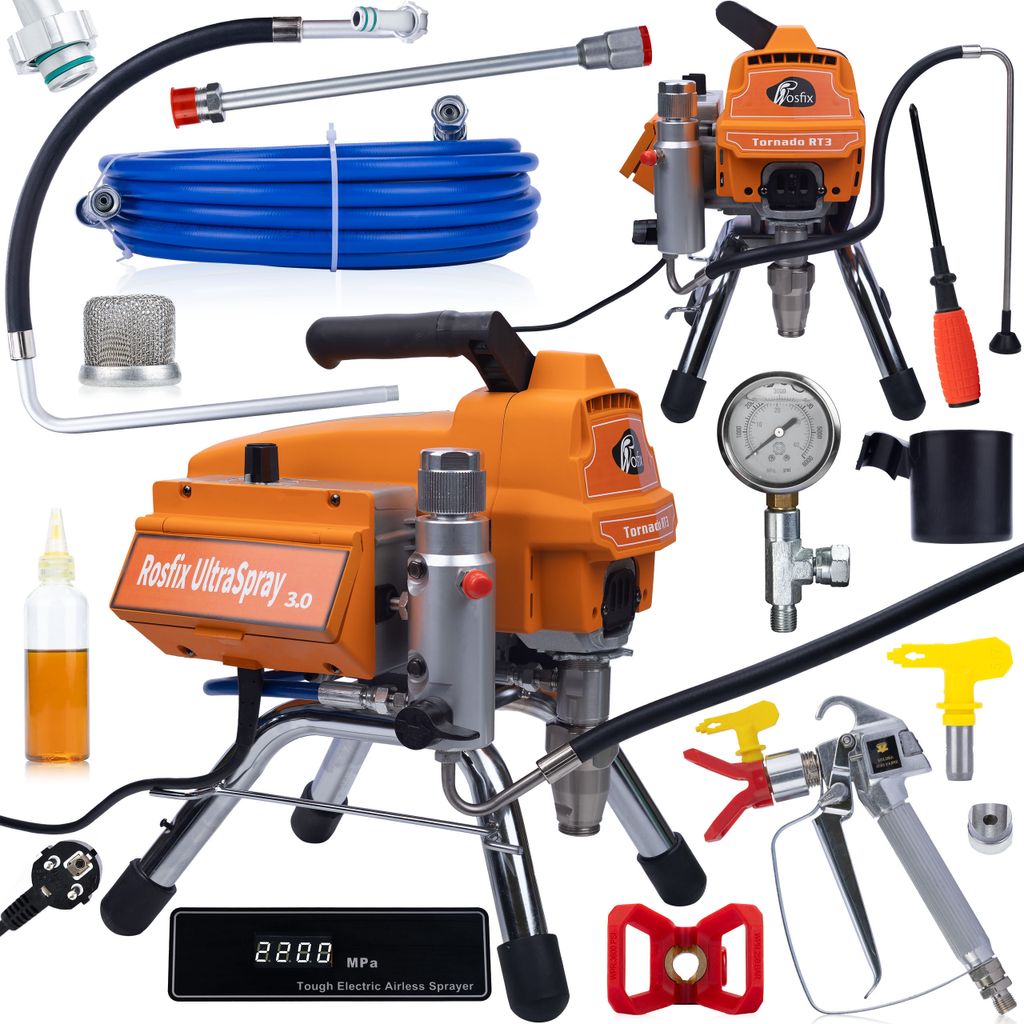 Rosfix Tornado RT3 UltraSpray 2200W 22MPa 2,5L/min Lackiergerät