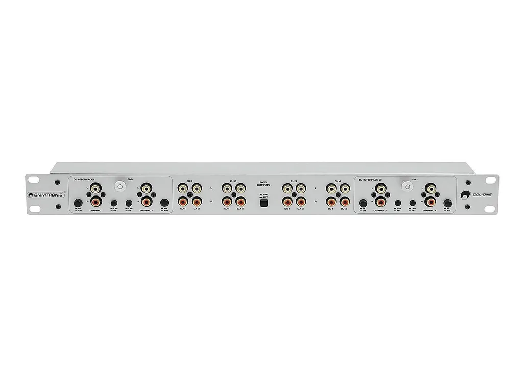 Routage Audio Simplifié : OMNITRONIC DDL-ONE DJ-Patchbay de Contrôle
