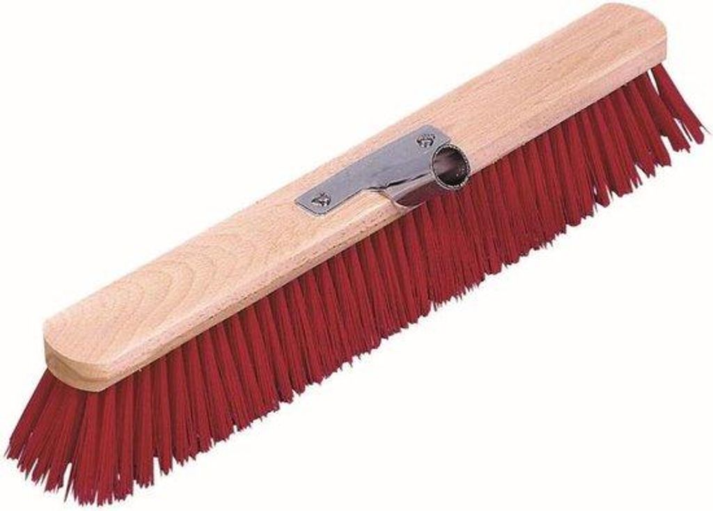 Kompakter Besen aus Elaston mit Stahlhalter, 40 cm, 24 mm