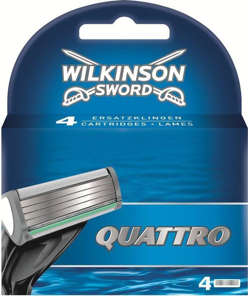 Wilkinson Sword Quattro Cartridge Razor Blades Produktbild 