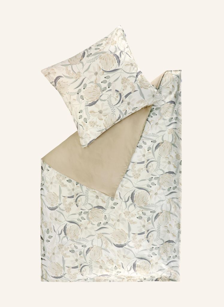 SCHÖNER WOHNEN Bettwäsche Playful-B Farbe grau Größe 155x220+80x80