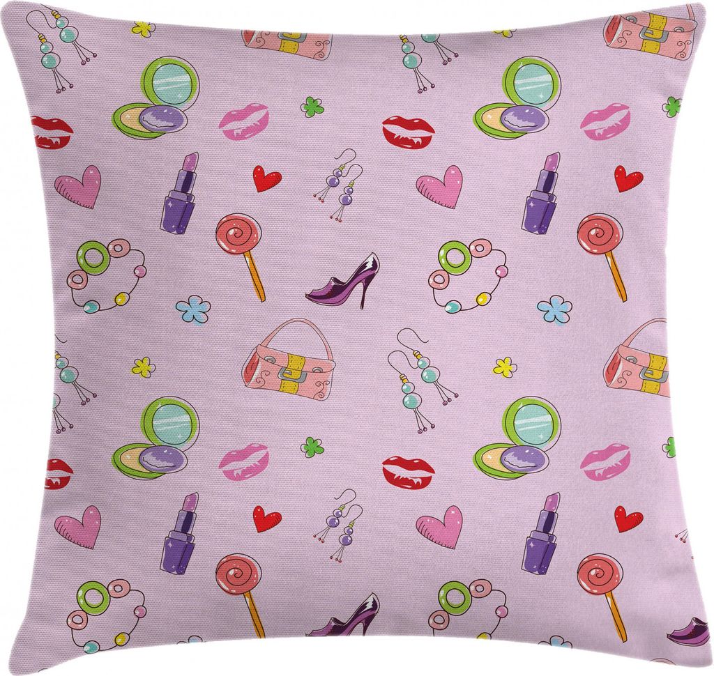 ABAKUHAUS Bunt Kissenbezug, Flora Fashion Lollipop, Waschbar mit Reißverschluss Kissenhülle mit Farbfesten Klaren Farben Beidseitiger Druck, 40 x...