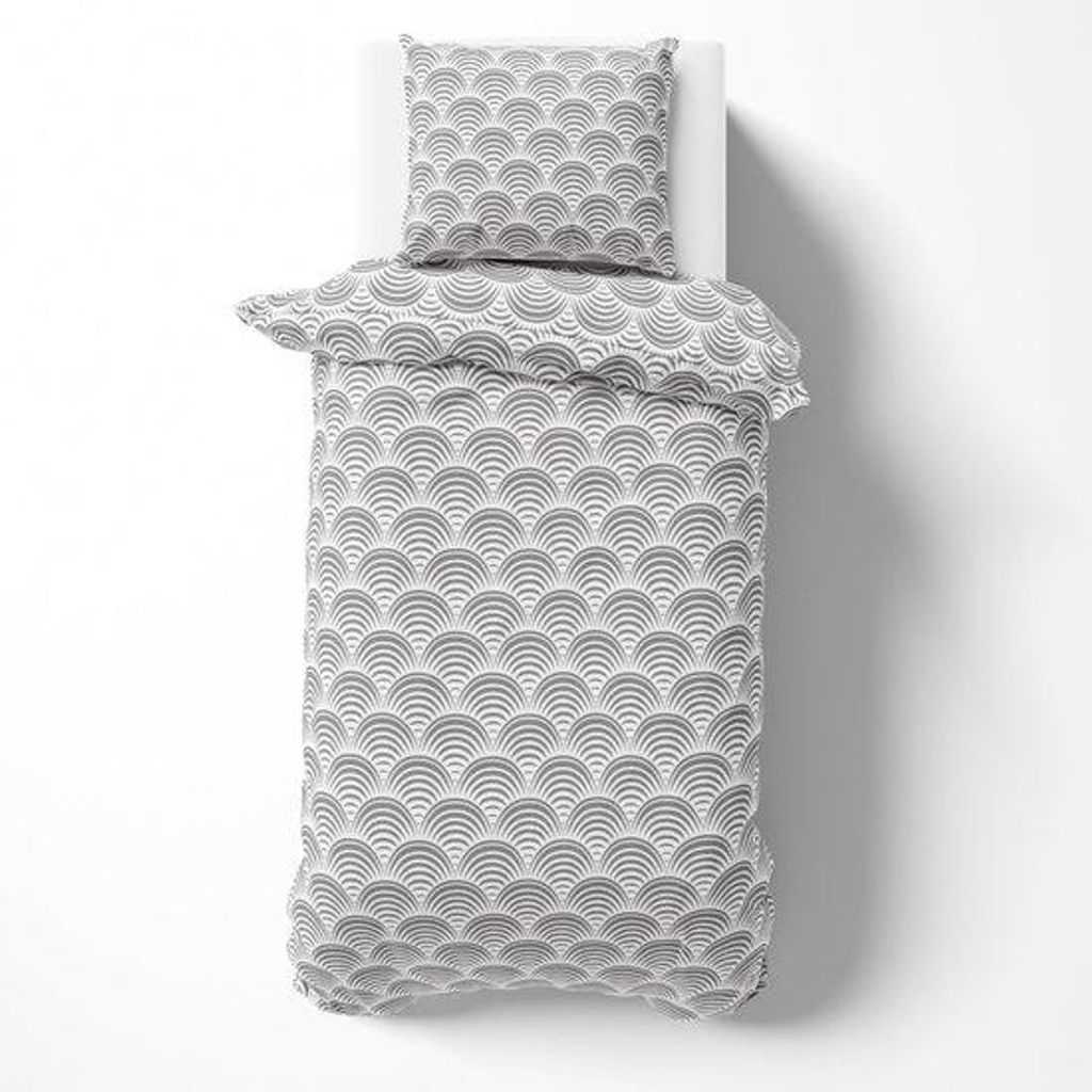 Unyqoos Flanell-Bettwäsche-Set mit Grafikdesign für warme Winternächte