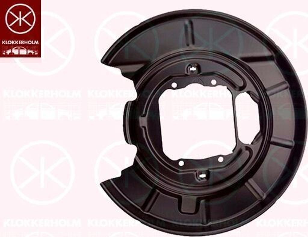 KLOKKERHOLM Spritzblech Bremsscheibe für BMW 5 Touring (E39) Hinten Links 0065877 Ankerblech
