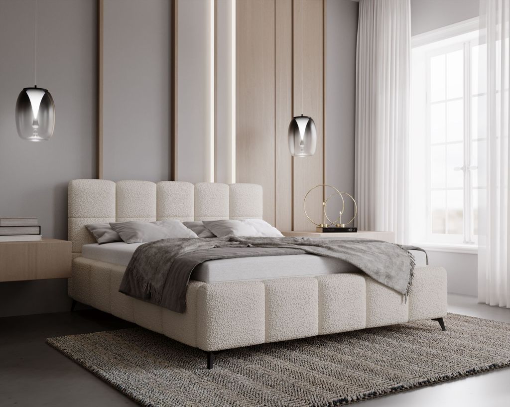 Čalouněná postel 160x200 ARMINDA 1 s úložným prostorem - Obrázek produktu 