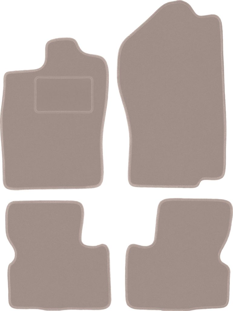 Velours-Autoteppiche für: Opel Vectra A Limousine, Liftback, Hatchback (1988-1995) Beige