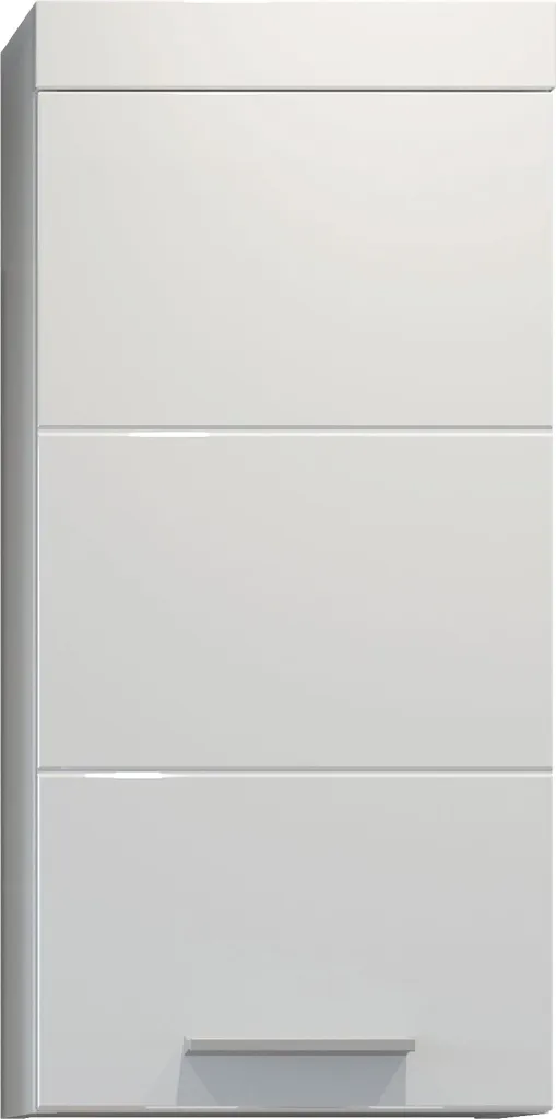 Armoire de Toilette Murale Devon Blanc Brillant - Meuble Haut 35x75x16 cm
