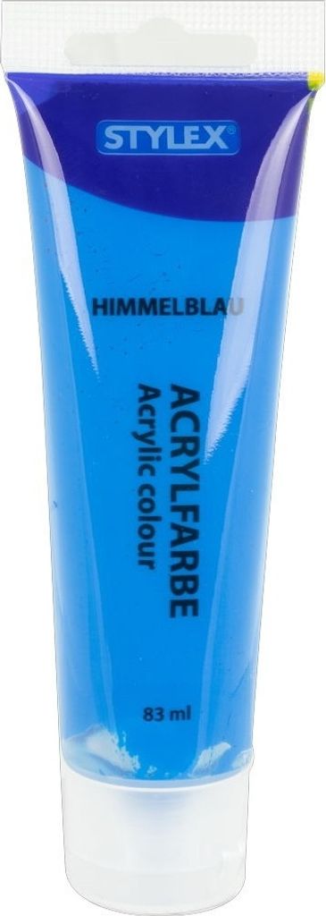 Stylex Acrylfarbe 83 ml Tube himmelblau matt Künstlerfarbe