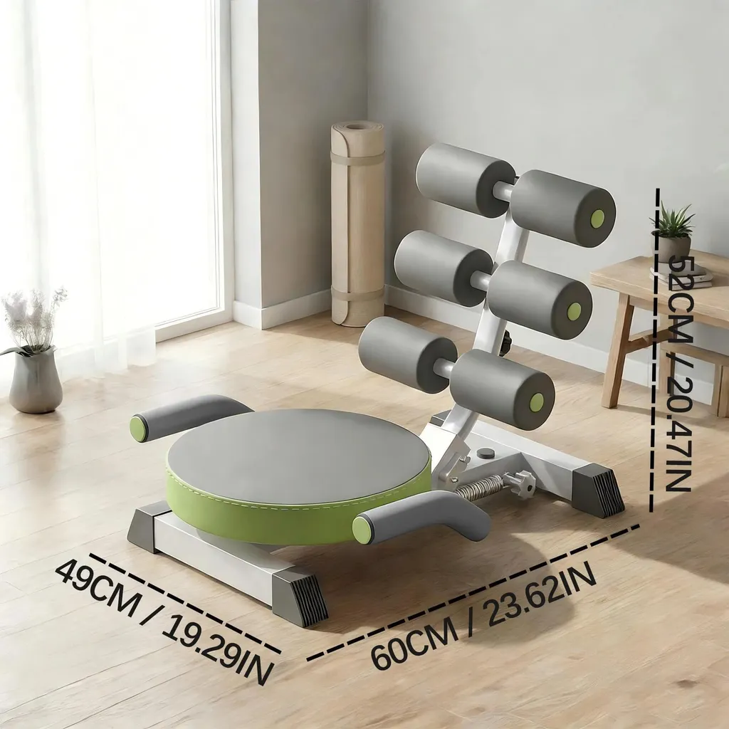 Entraînement abdominal à la maison et cardio avec support au sol compact