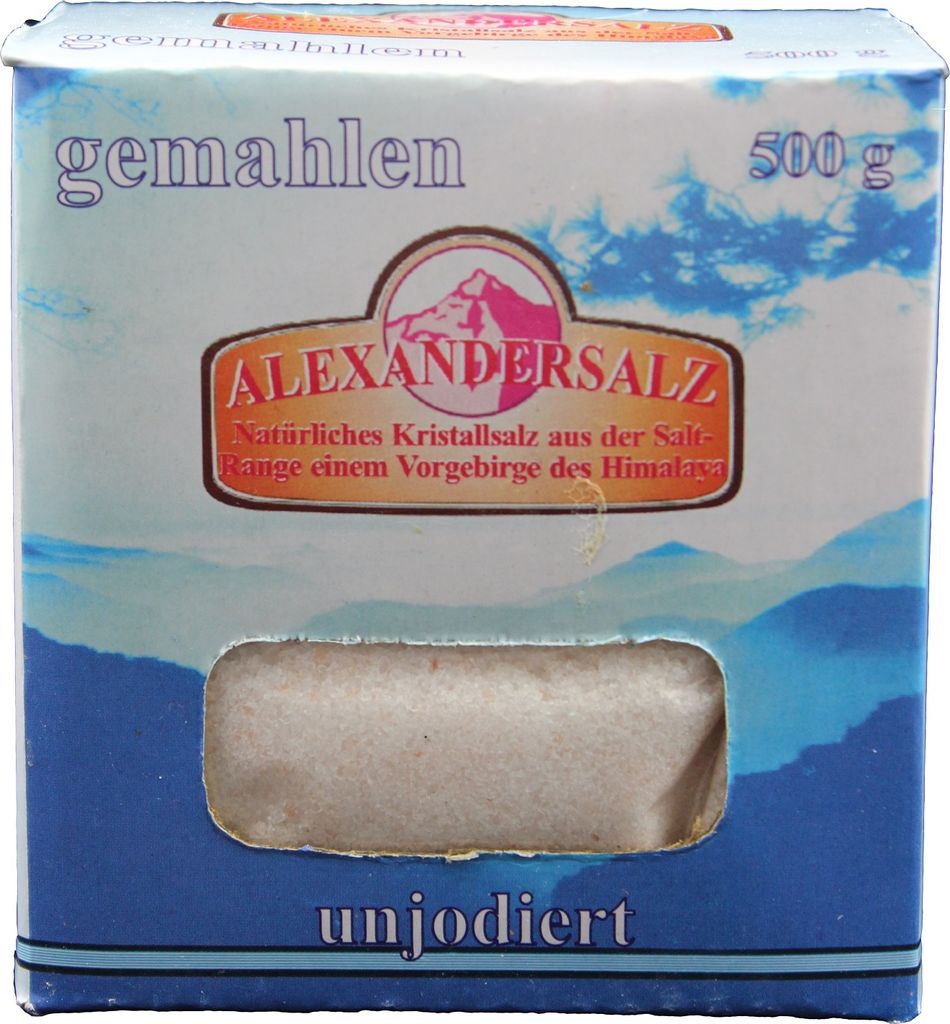 Alexandersalz gemahlen natürliches Kristallsalz 500 g Produktbild 
