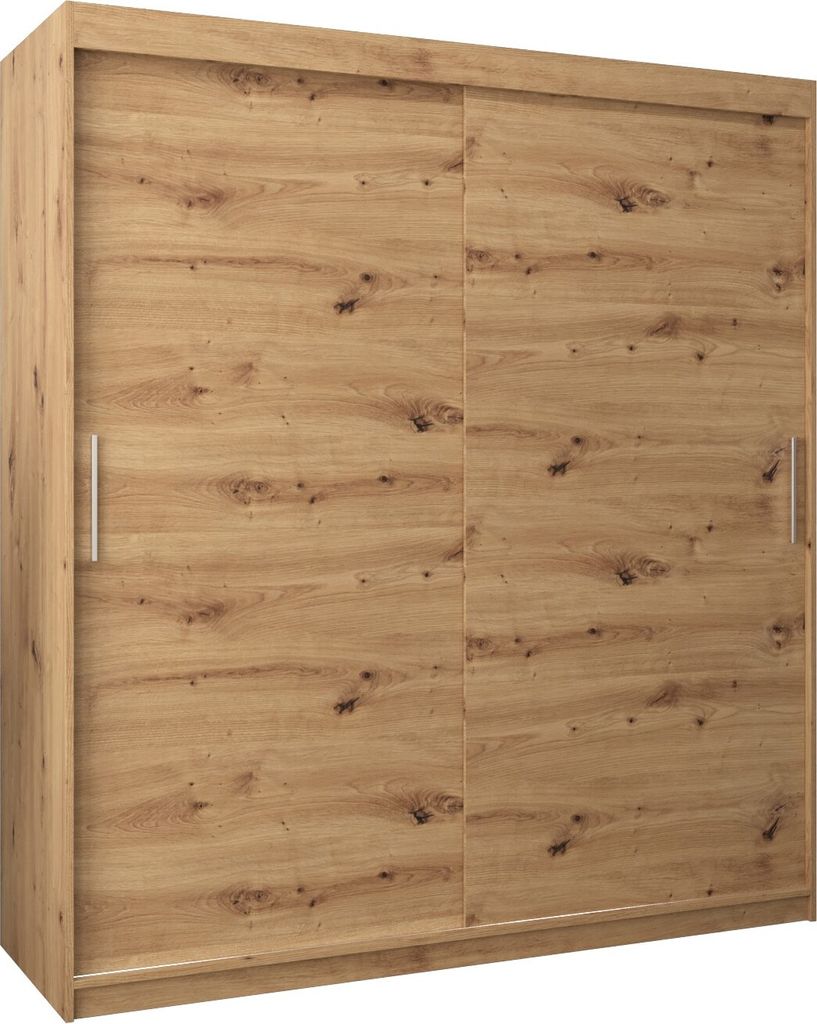 Kleiderschrank, Schiebetürenschrank Schlafzimmer, Schrank TOKYO 180 cm