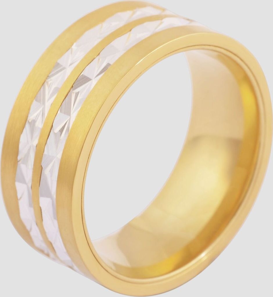 Akzent Herren-Ring aus Edelstahl
