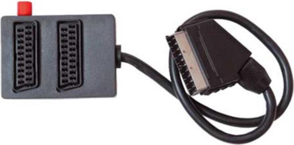 Scart-Verteiler, 2-fach, UmschaltBOX -mit Schalter Produktbild 1