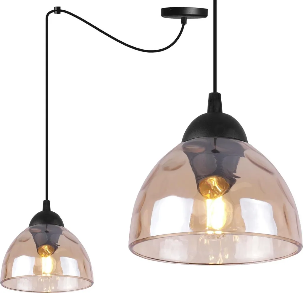 Spider Venice Lampada Vetro Ambrato E27 - Acquista Online Offerta