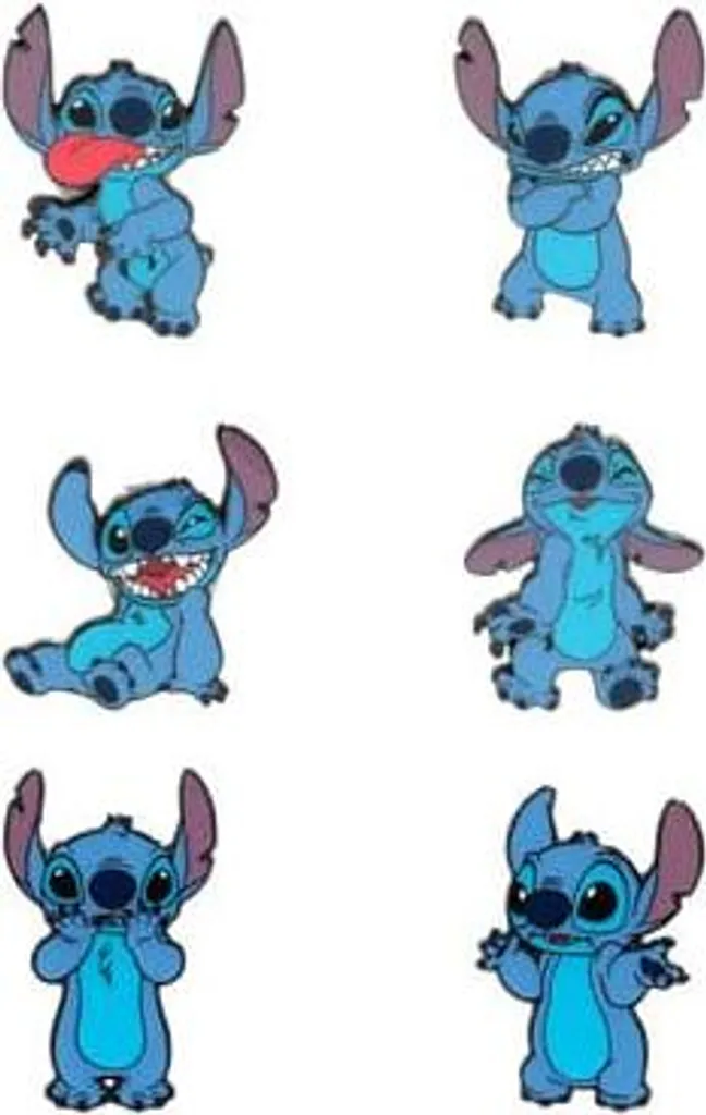 Loungefly Disney Pins Stitch Funny Faces Set de 12 Broches de Collection