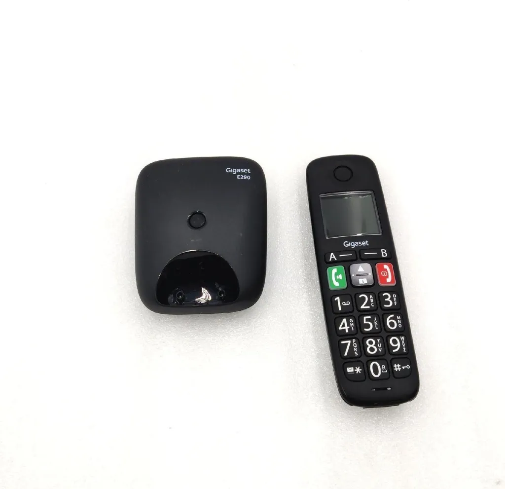 Gigaset E290 Telefono Cordless Analogico Identificatore di Chiamata Nero - 7