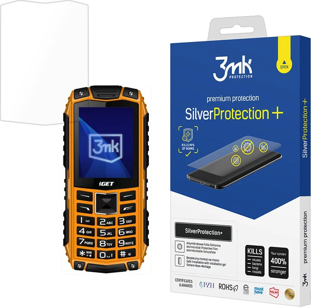 Pellicola iGET Defender D10 3mk SilverProtection+ | Anti-Shock 400%