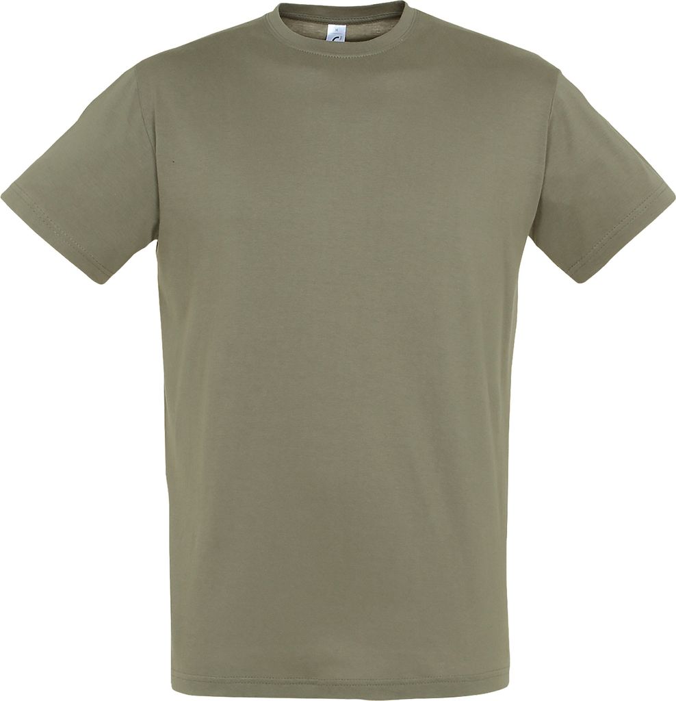 SOLS Regent Herren T-Shirt, Kurzarm PC288 (XS) (Khaki)