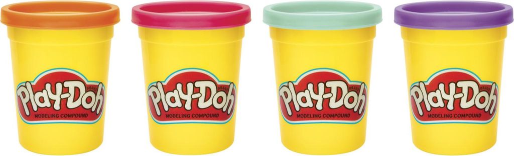 Play-Doh Knete SWEET farbsortiert, 4 Farben je 112,0 g