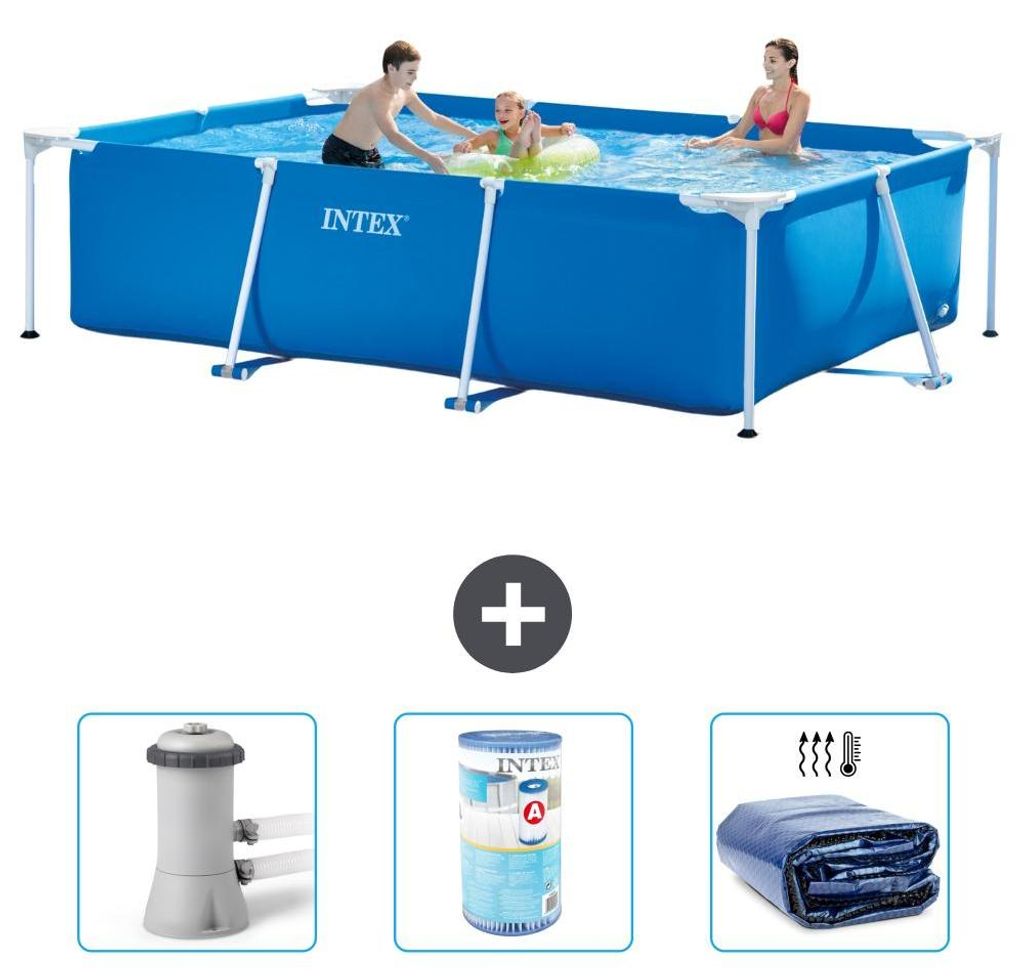 Rechteckiger Frame Pool - 300x200x75 cm - 4-teilig S21254 Produktbild 