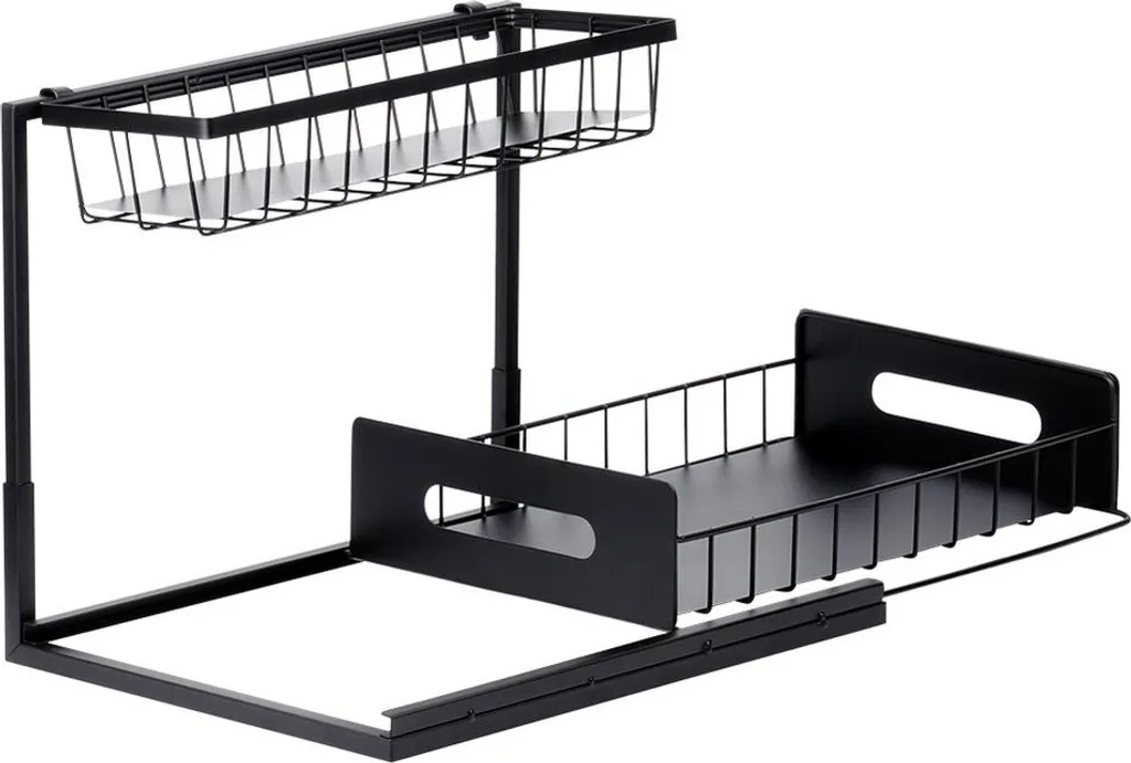 Double étagère de rangement cuisine pour optimiser votre plan de travail - 3