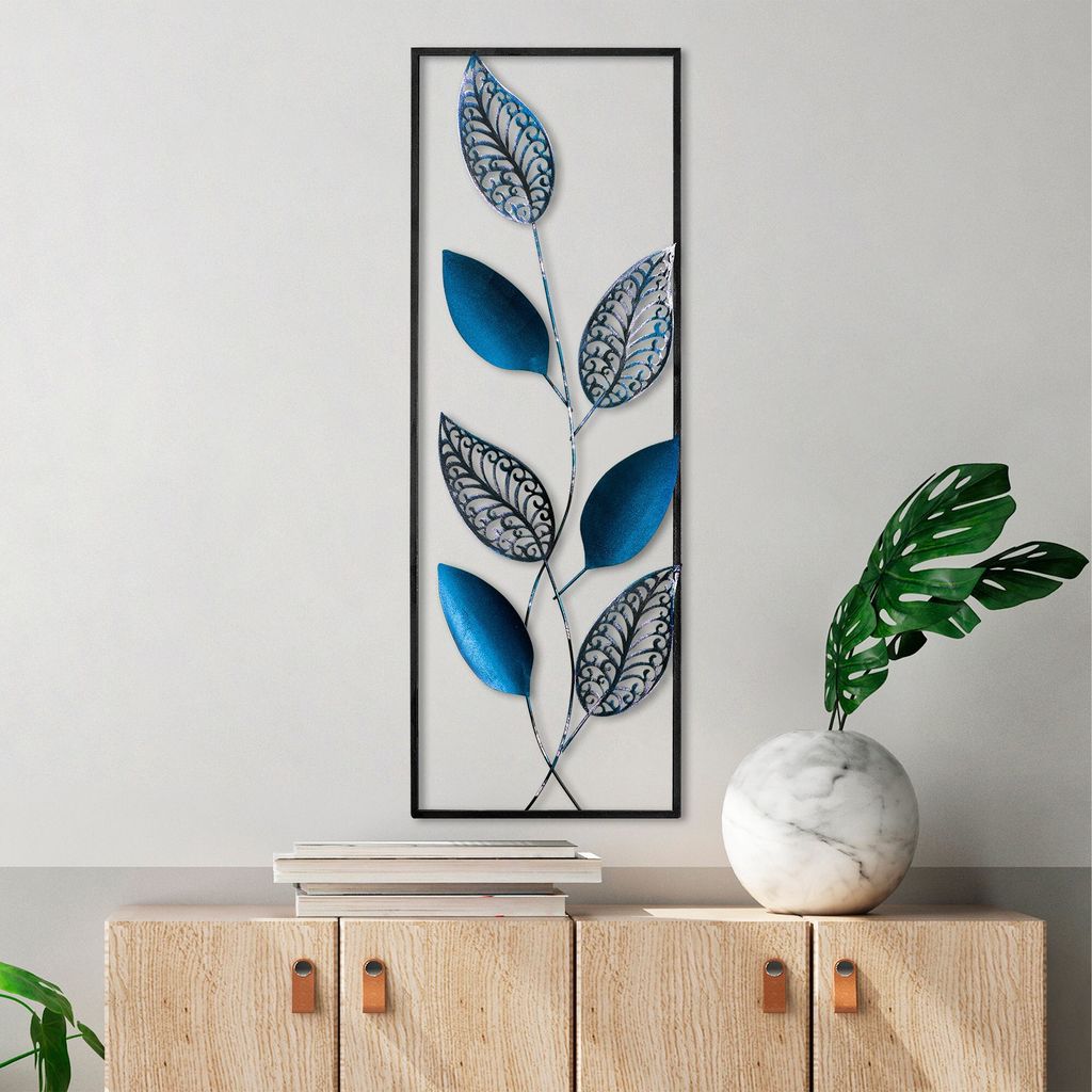 Wallity, Leaf, Dekoratives Wandaccessoire aus Metall, 100 % Produktbild 