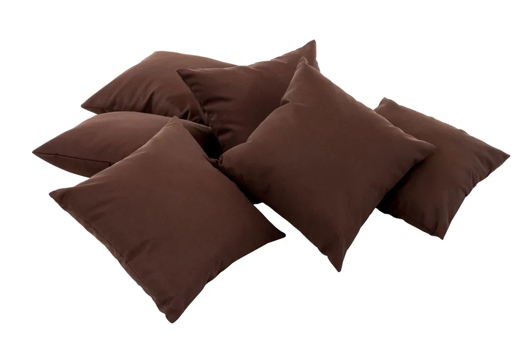 Lot de 6 Coussins Décoratifs CLP 45x45 cm - Coloris Terra Brun Élégant