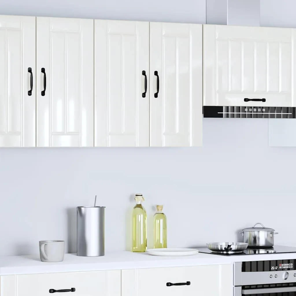 Offerta Pensile Cucina 60x31x60 Bianco Lucido Lucca vidaXL - Arredo - 3