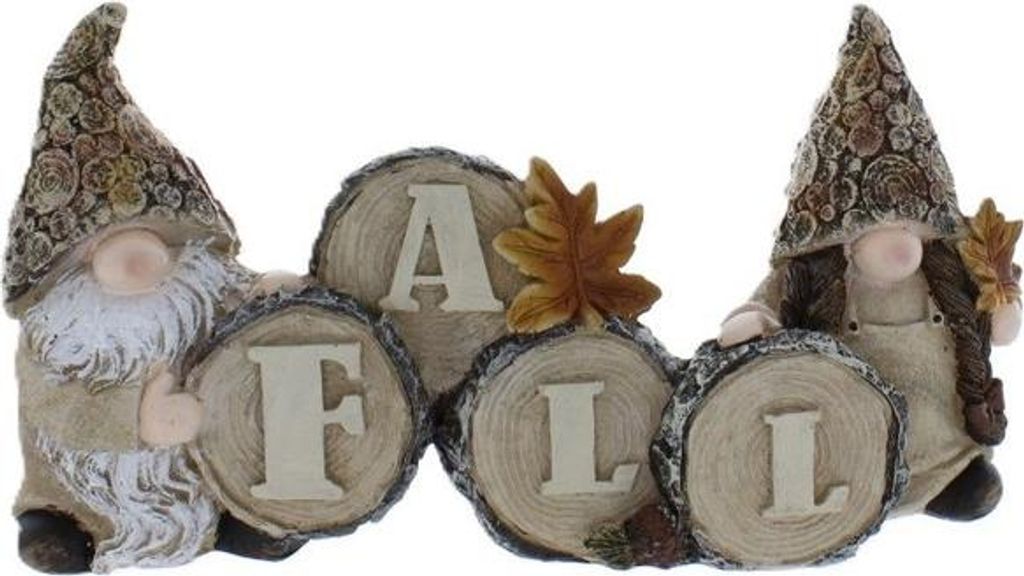 Herbstwichtel in Holzoptik - ca. 35,3 x 10,3 x 18,2 cm