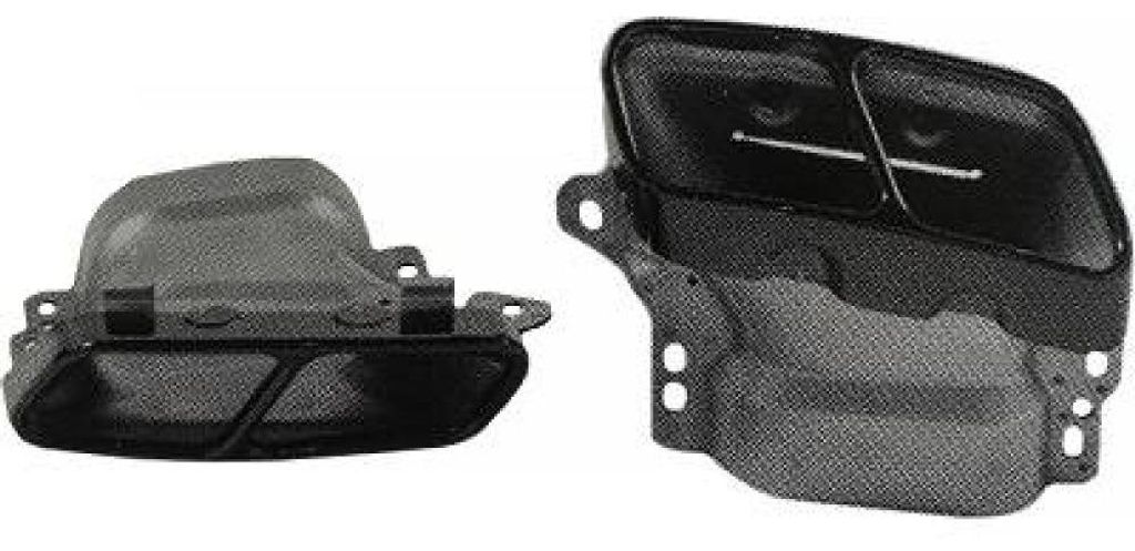 DIEDERICHS 4168206 Endrohrblende hinten für MERCEDES-BENZ A-KLASSE (W176) 2012-2018