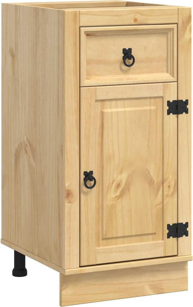 vidaXL Armadio SKI Marrone miele 40 x 46 x 81,5 cm Legno di Immagine del prodotto 