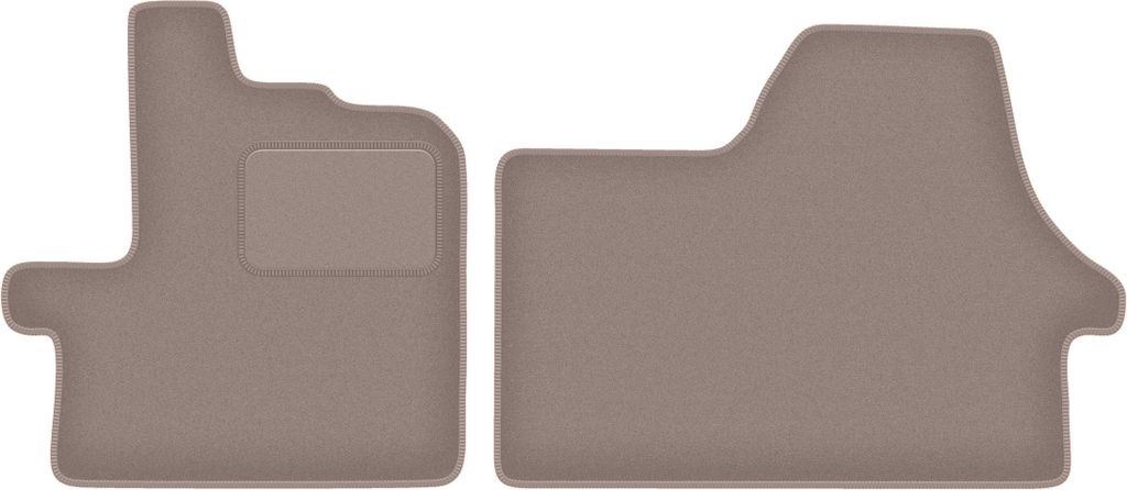 Autoteppiche vorne für: Fiat Ducato III Lieferwagen (2006-2014) Beige