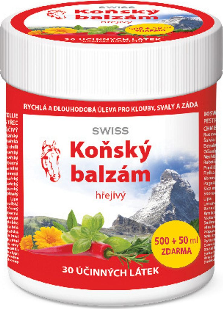 Baume pour chevaux SWISS warm 500 ml + 50 ml S Image du produit 