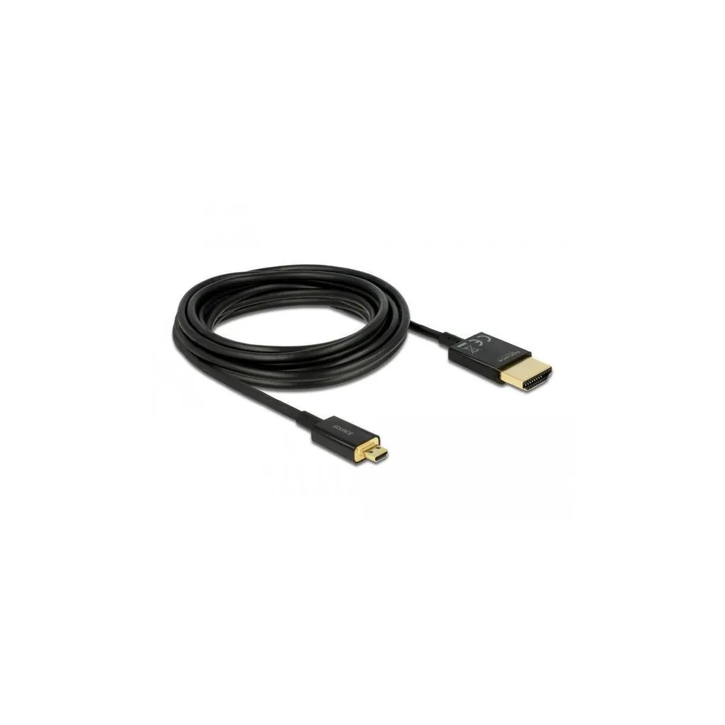 Câble adaptateur Micro HDMI D vers HDMI A 4K - 4.5m - Marque Delock