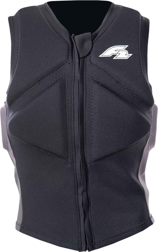 F2  Herren Prallschutz Weste Kite & Surf Weste  XXL Schwarz Produktbild 