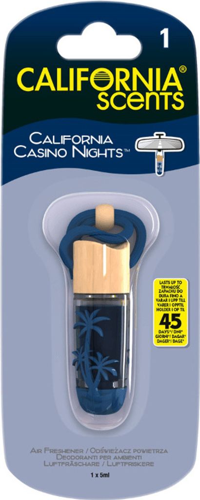 Hanging Vial California Casino Nights